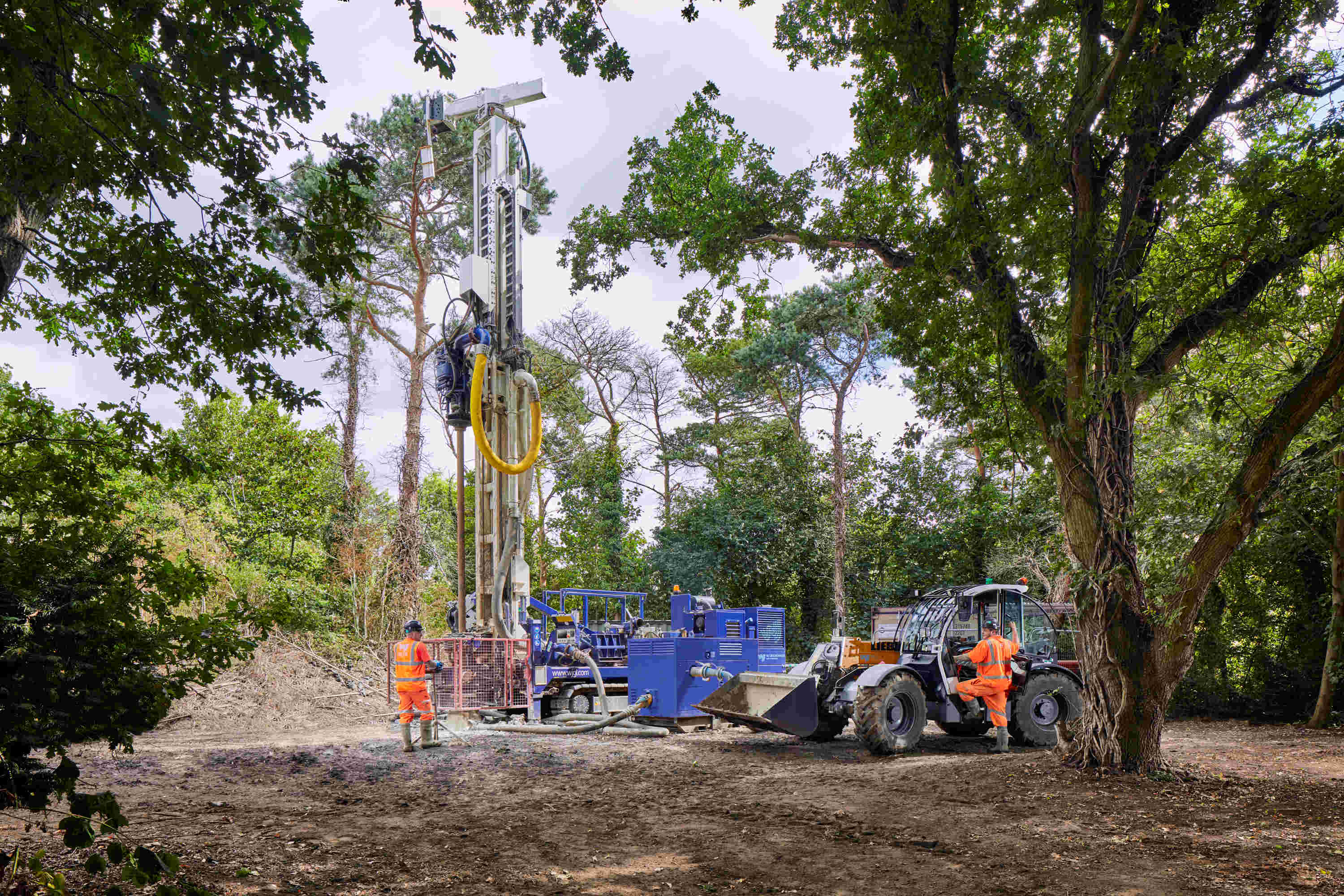 Rotary Drilling Rig set-up