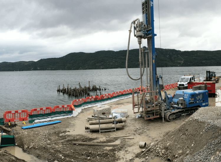 Construction site by the water | Ness Regional | Dewatering