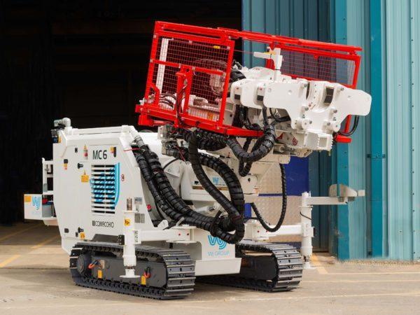 Compact drilling rig with protective cage | BDA Industry Excellence Award