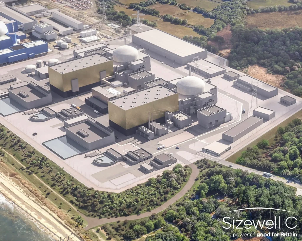 CGI Image of Sizewell C for WJ's Water Management Services Project Update